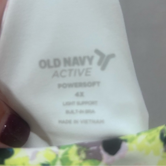 NWT Old Navy Powersoft 2 Piece Set Leggings and Athletic Racer Back Sports Tank - Picture 8 of 10